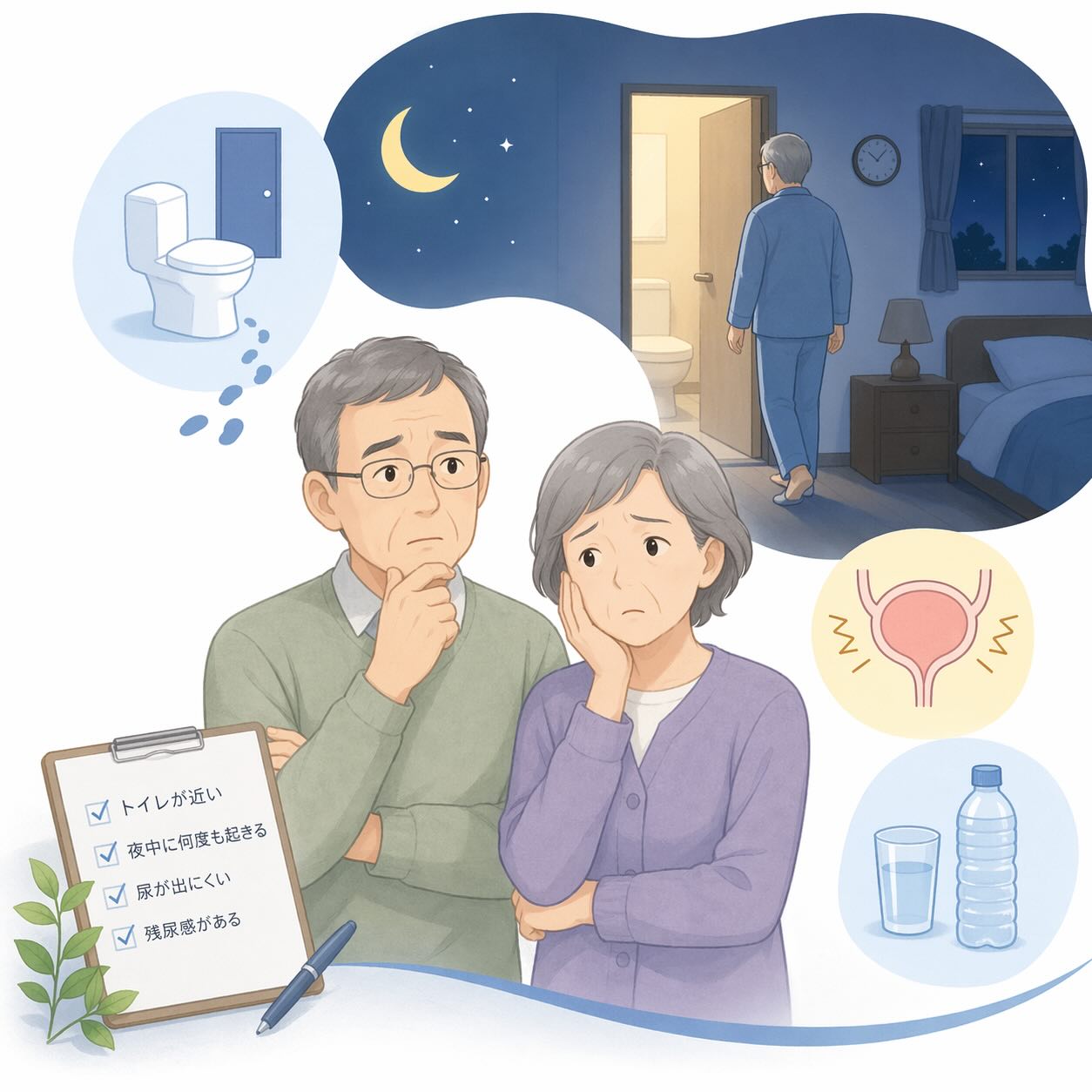 頻尿・夜間頻尿が気になる方へ｜原因・受診の目安・治療法をわかりやすく解説