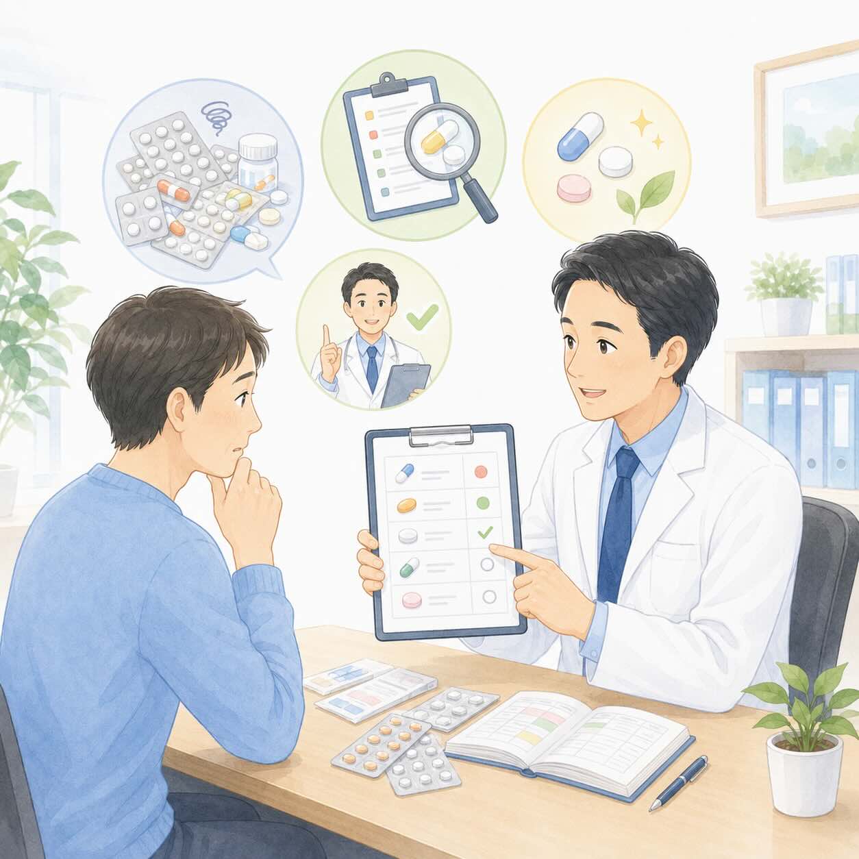 処方された薬が多くて不安な方へ｜多剤処方・ビタミン剤を見直すための相談方法